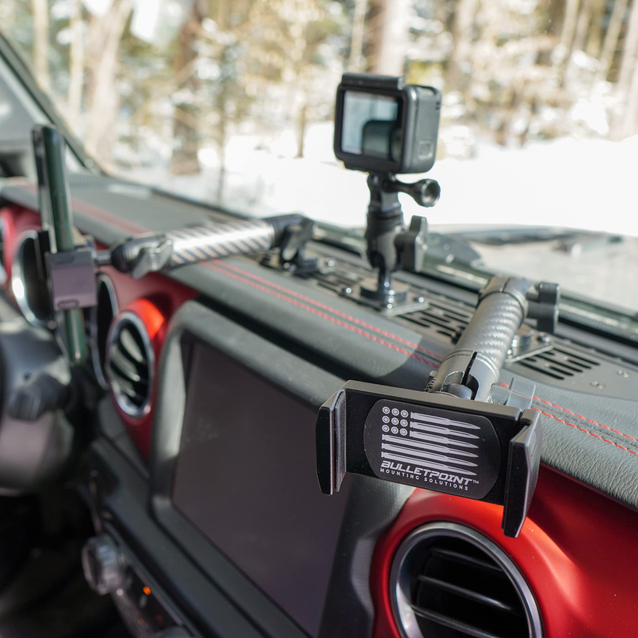 Bulletpoint Mounting Solutions Best Phone Holder For Jeep Wrangler