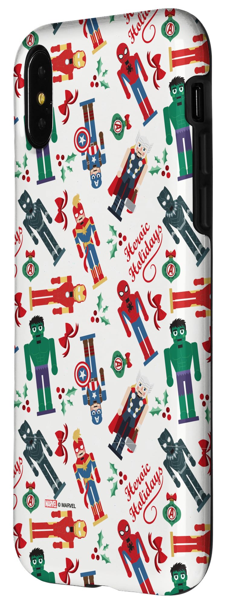 iPhone X/XS Marvel Christmas Avengers Nutcrackers Heroic Holidays Case - Image 2