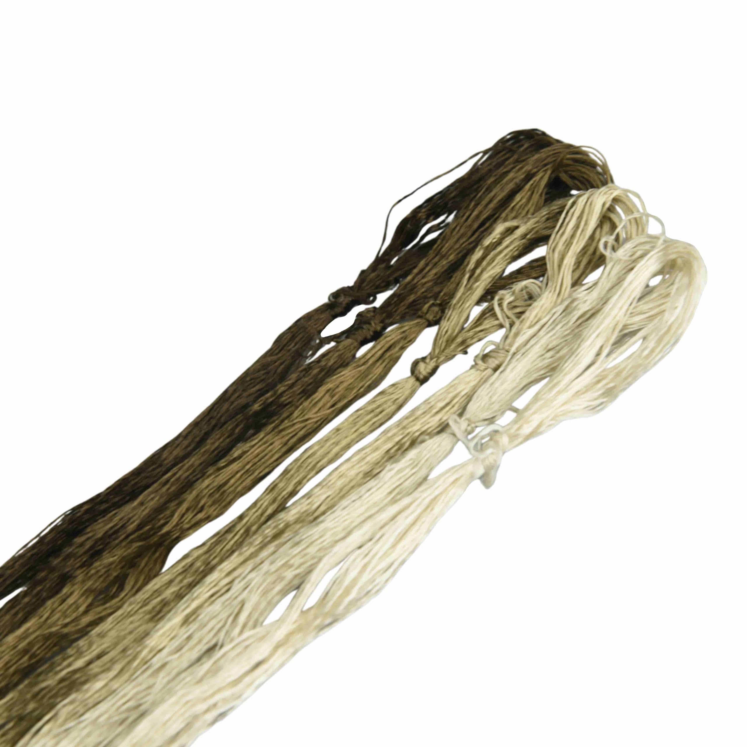MINGGUXIUYI Colours Gradient Mulberry Silk Embroidery Threads - 22M Each, for Hand Embroidery/Cross Stitch/Knitting/DIY Crafts (57)