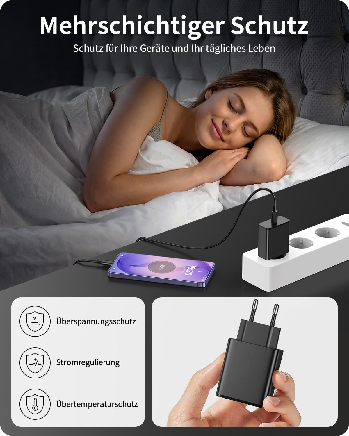 45W Ladekabel USB C Schnellladekabel Ladegerät für Samsung Galaxy S26 Ultra S25 S24 S23 S22 FE 5G A56 A55 A54 A16, Note, Tab S8 S9, Super Fast Charger Schnelladegerät mit 2M Typ C Kabel, 2-Pack
