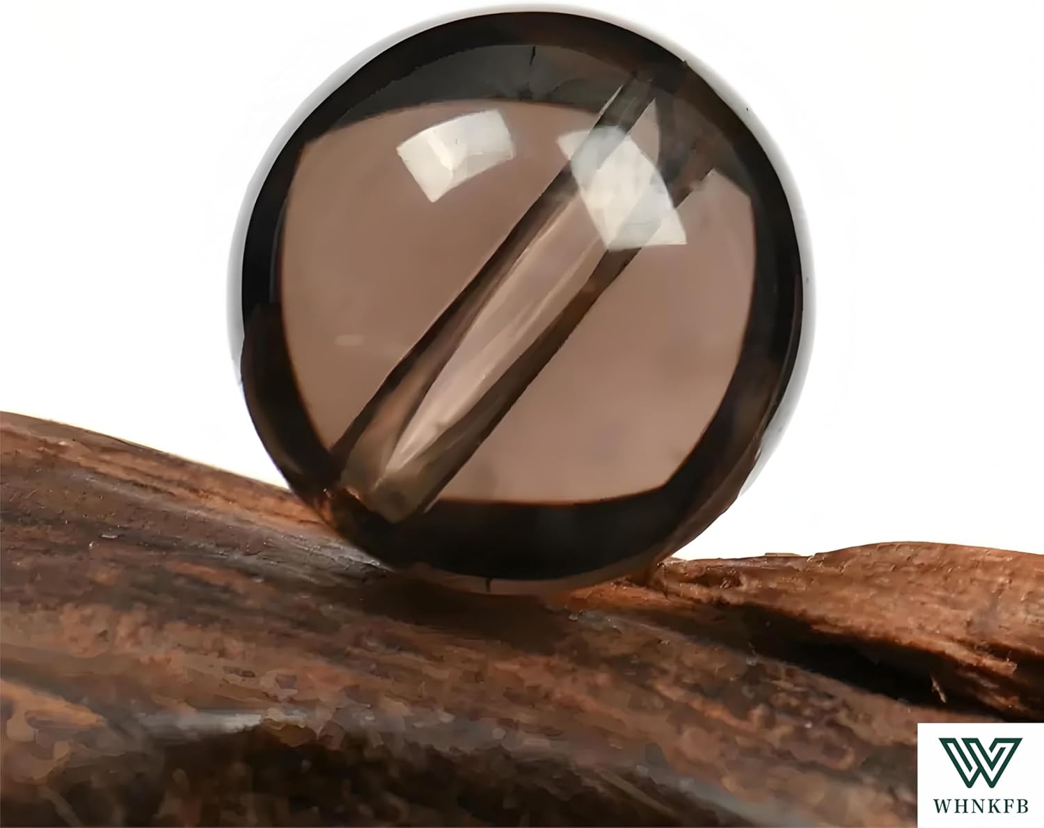 8mm 50PCS Natural Smoky Quartz Round Beads, High Clarity Loose Brown Crystal Beads for Jewelry Making Craft - 6mm 8mm 10mm Options with Free Elastic Cord - Image 2