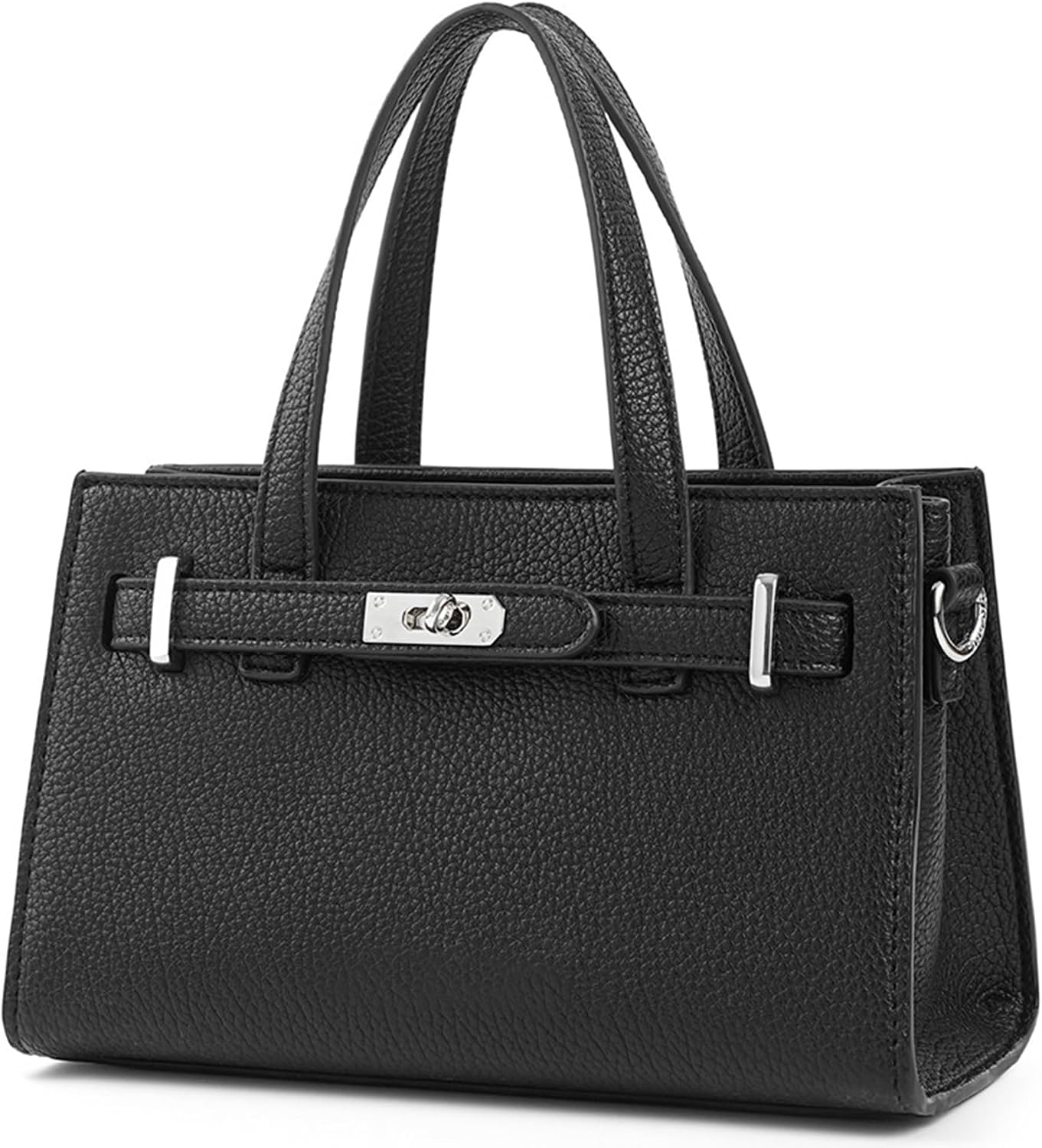 GEMIU Pu Leather Mini Top Handle Bag Top Handle Handbags for Women Convertible Women's Purses Crossbody with Zip Closure