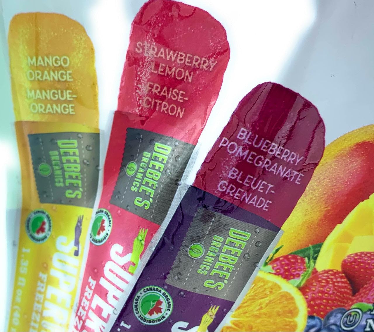 DEEBEES Organic Superfruit Freezies, 40 ML