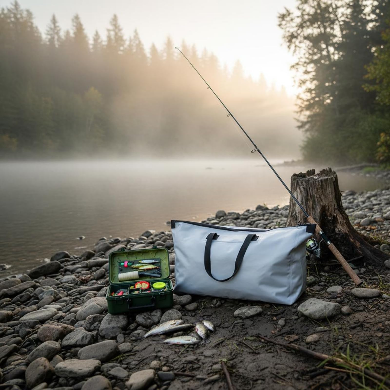 Bolsa Térmica Pesca Grande Capacidad Equipo Al Aire Libre Portátil para Camping