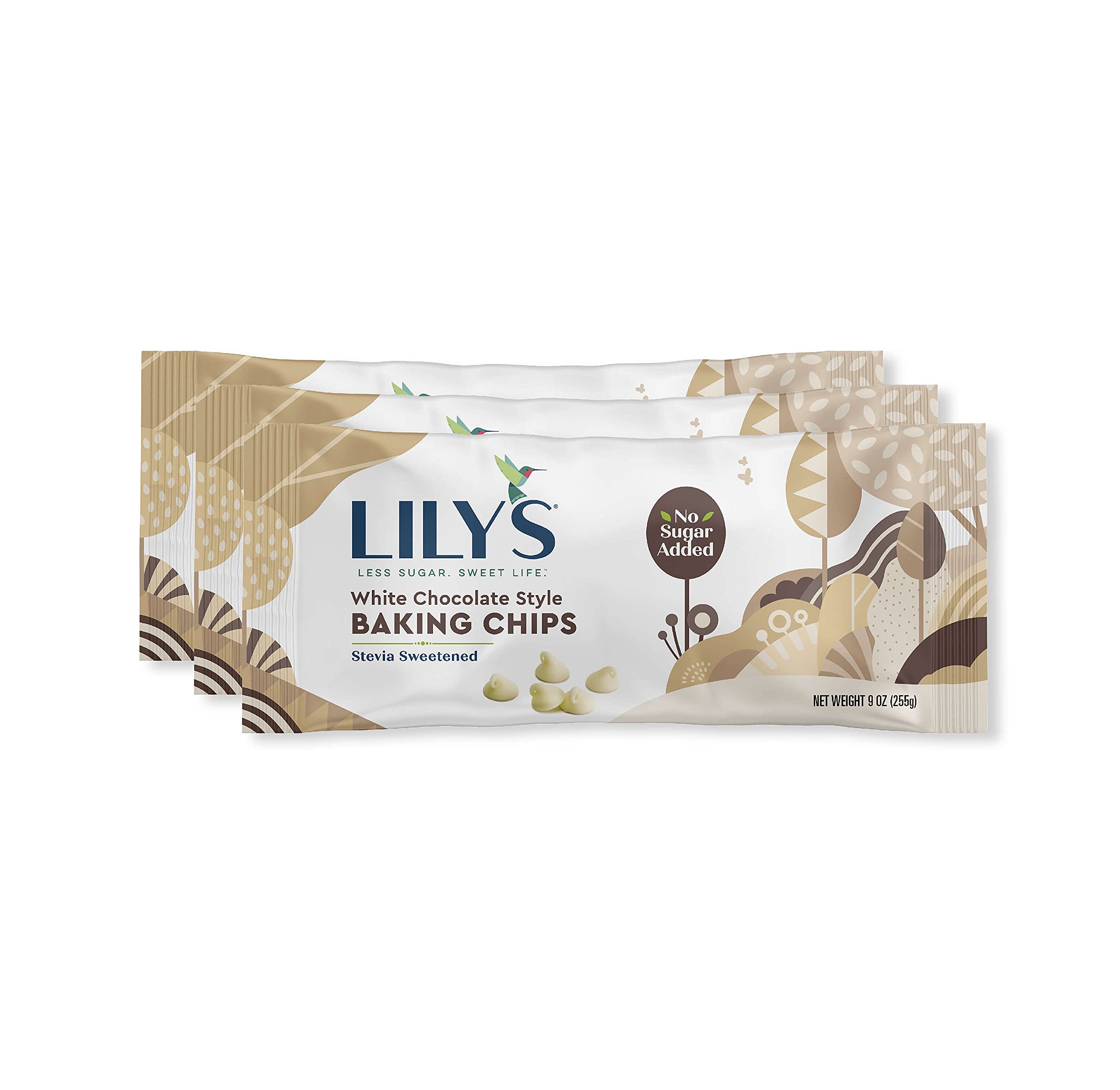 White Chocolate Style Baking Chips By Lily's Sweets Stevia Sweetened