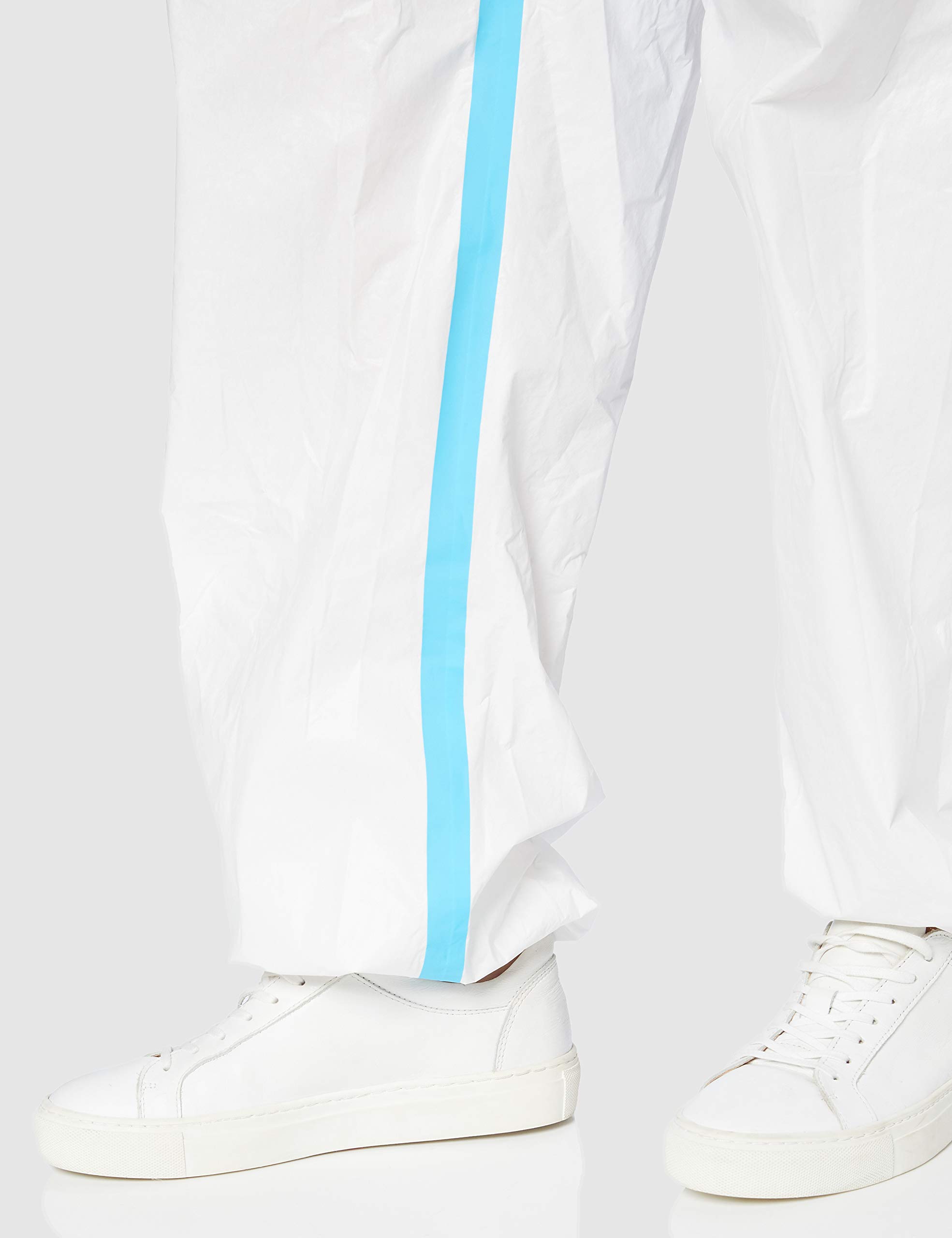 Overoles de Protección Desechables Médicos, No Esteriles, Tamaño M, 165 cm (Paquete de 40 Piezas)