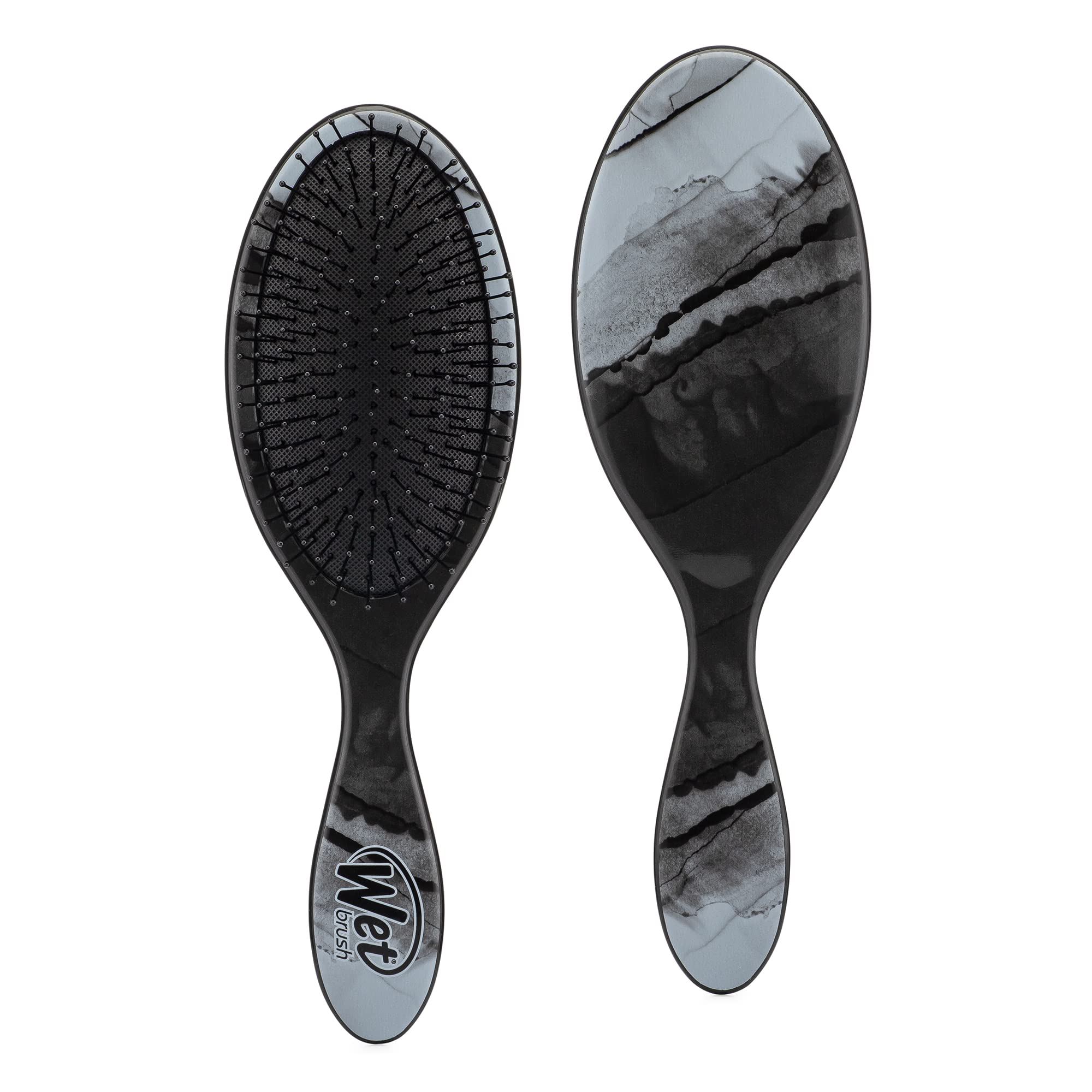 Wet Brush Original Detangling Brush, Gravel - All Hair Types - Ultra-Soft IntelliFlex Detangler Bristles Glide Through Tangles with Ease - Pain-Free Comb for Men & Women
