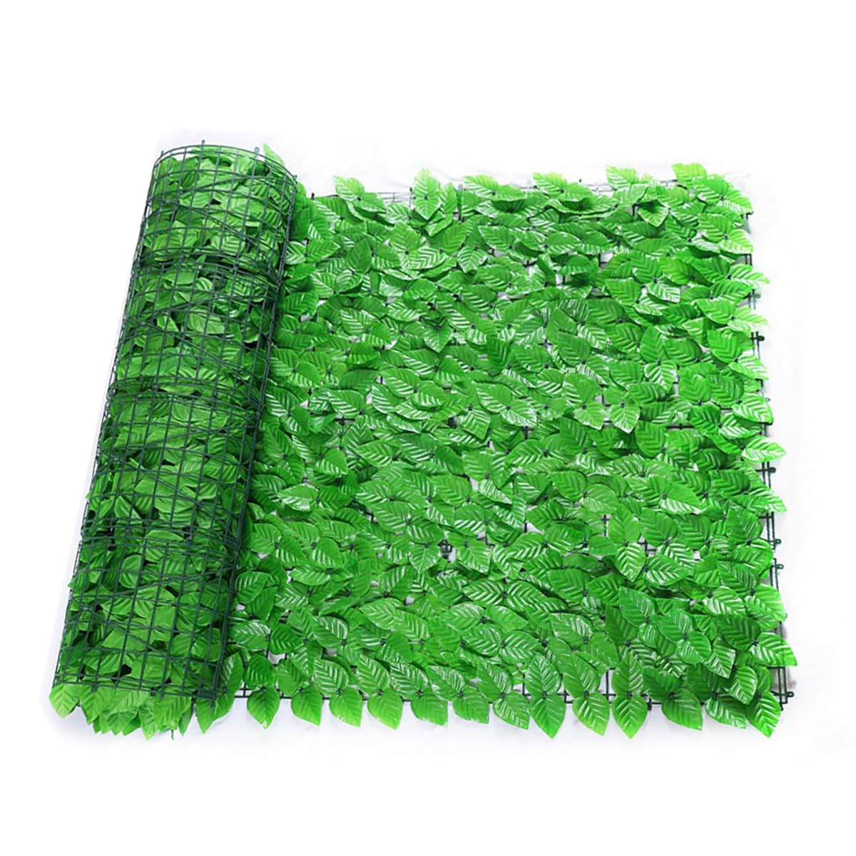 Camiraft Decorative Artificial Ivy Leaf Green Hedge Roll 1.5m x 1m(3pcs 0.5mx1m) Privacy Hedging Wall Landscaping Garden Fence UV Fade Protected,Light Green — image 1