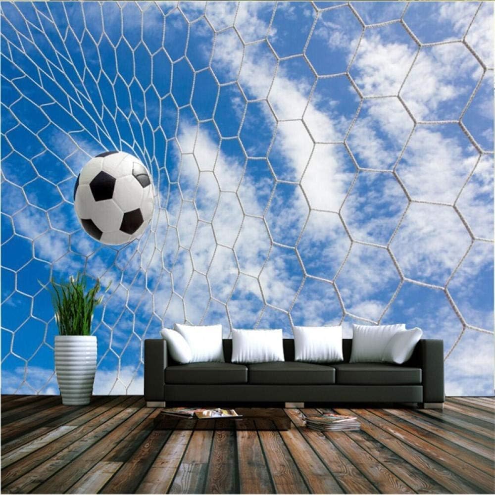 3D Murale Moderno Decorazione Camera Da Letto Calcio Vuoto Paesaggio Ufficio Studio Soggiorno Sfondo Parete Adesivo Carta Da Parati-300Cm×210Cm