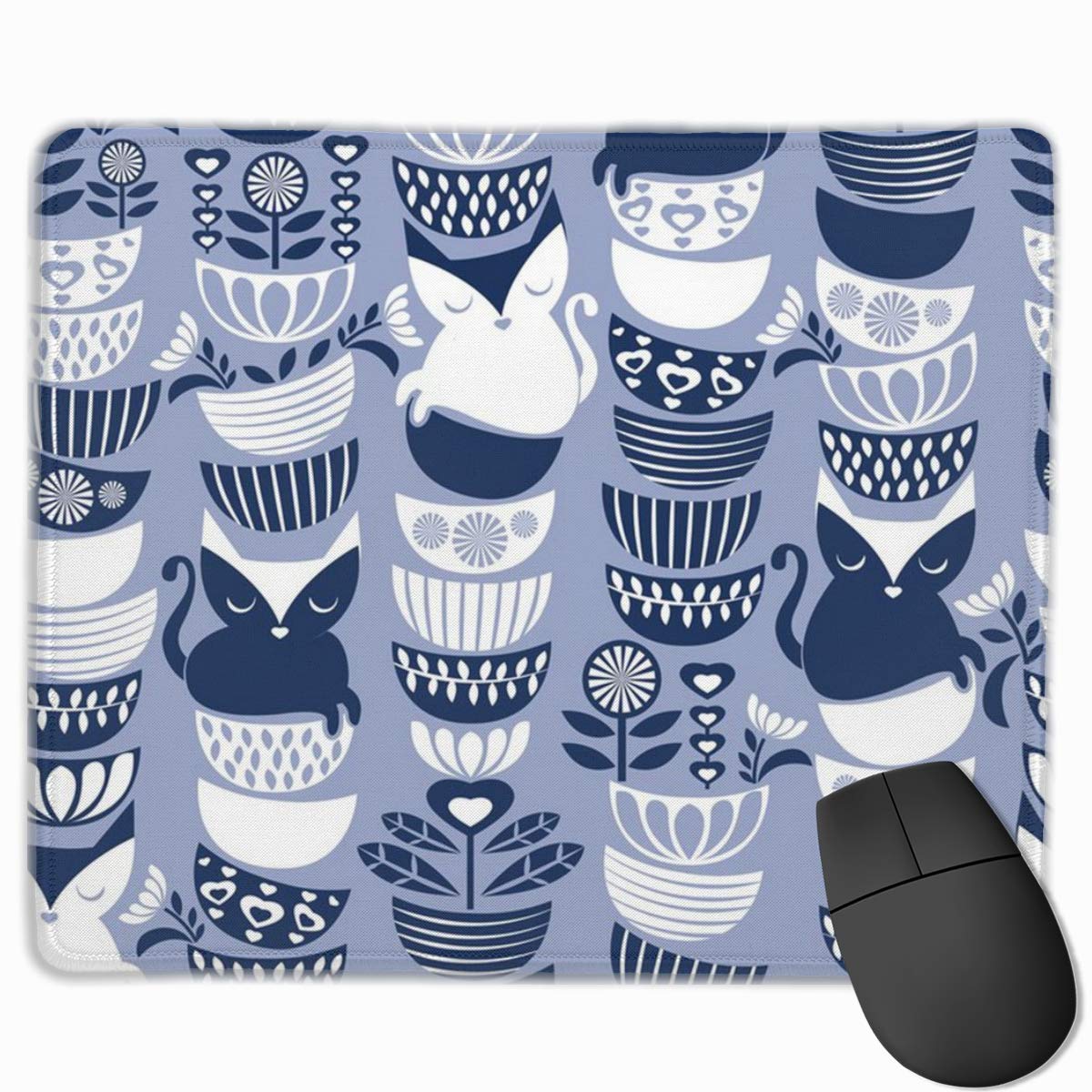 Amazon スウェーデンのフォークキャットマウスパッド滑り止めラバーゲーミングマウスパッドマットコンピュータ用ラップトップ30x25 Cm Huahua マウスパッド 通販