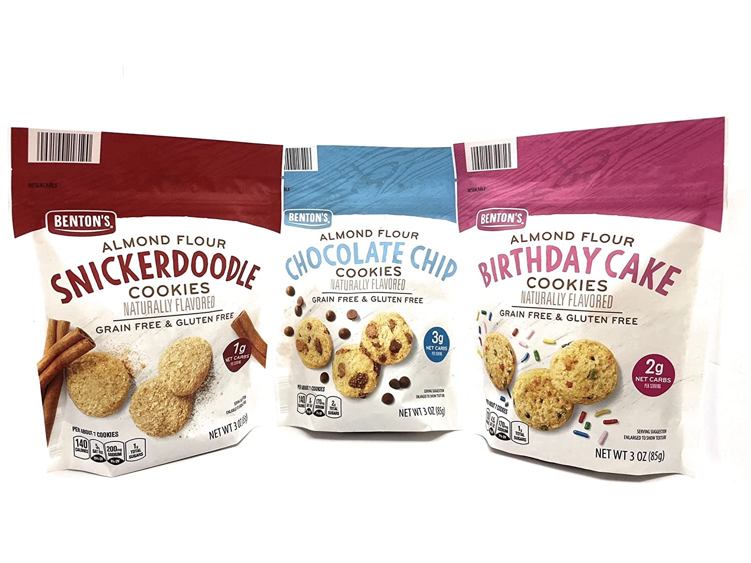Amazon.com: Almond Flour Grain & Gluten Free Cookies by Benton's 3