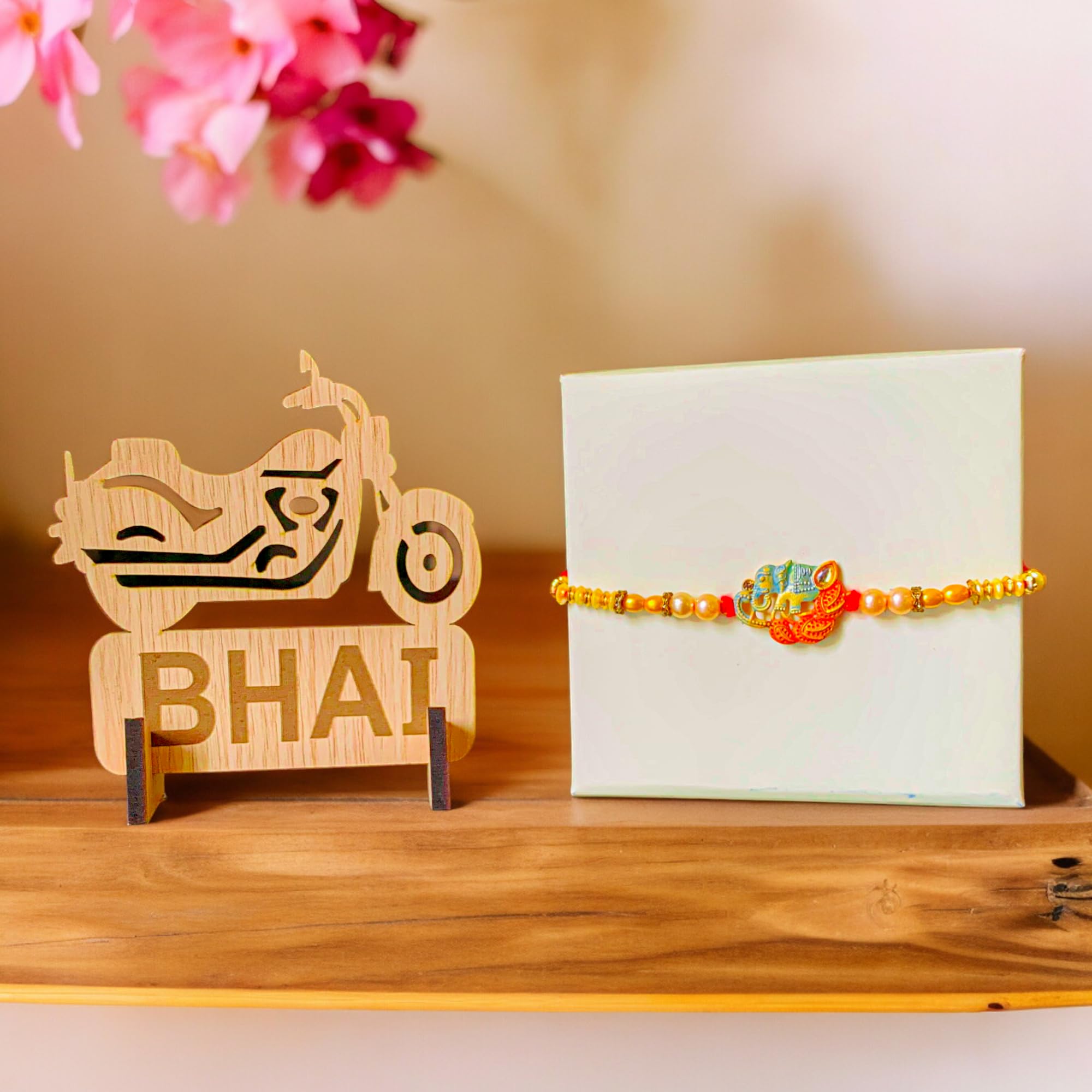 Parag Rakhi set of 1 and MDF STAND for BROTHER GIFT Fancy RAKHI Design Traditional RAKHI RHAKSHA Bond Rakhi Combo with MDF Holder whit roli chawal set (B08LTSLZFC) Amazon Price History, Amazon Price Tracker