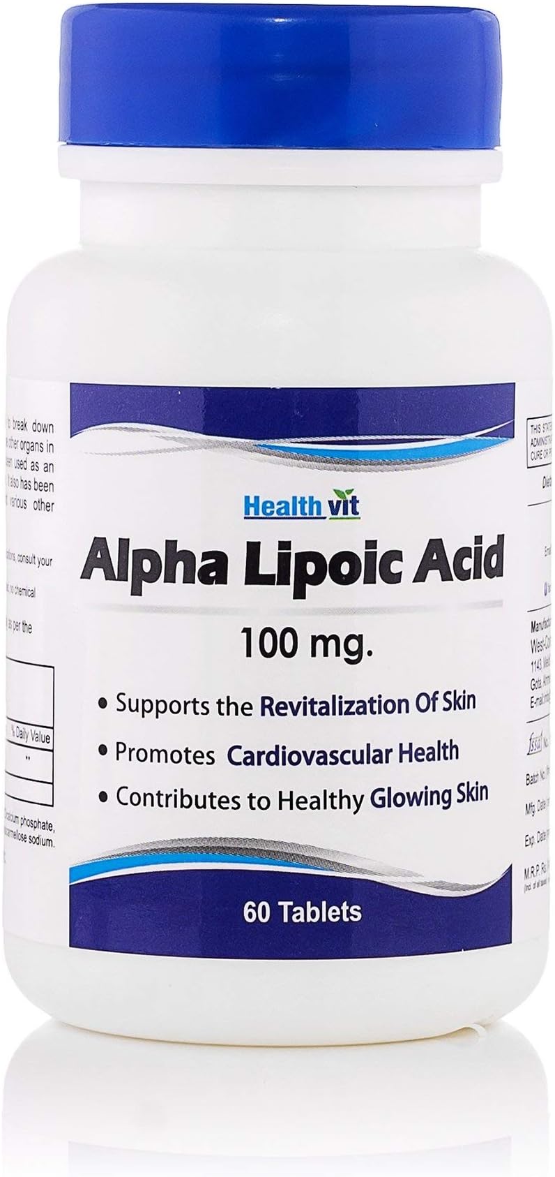 Healthvit Alpha Lipoic Acid 100 mg - 60 Tablets