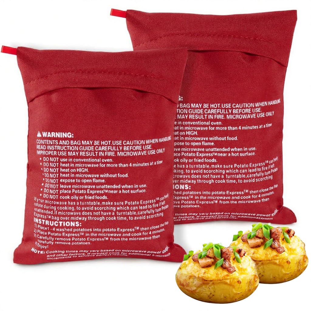 HASTHIP® Microwave Potato Bag 2 Pack