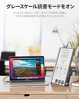 Miuniu 4K モバイルモニター 13.4インチ 3840x2400 Amazon.co.jp: Miuniu モバイルモニター 4K 13.4インチ モニター