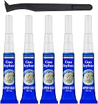 1DFAUL Aquarium Glue Fish Safety, 5Pcs Coral Reef Glue for Plants Moss | Quick Dry, for Coral, Stone, Wood Aquascaping