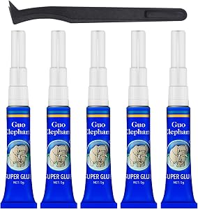 1DFAUL Aquarium Glue Fish Safety, 5Pcs Coral Reef Glue for Plants Moss | Quick Dry, for Coral, Stone, Wood Aquascaping