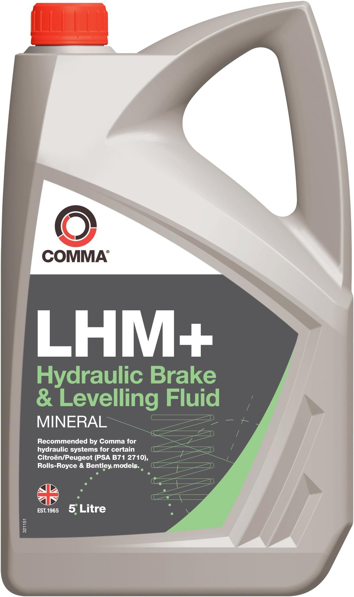 Comma MVCHF Central Hydraulic Fluid 1 Litre – For Steering & Suspension Systems