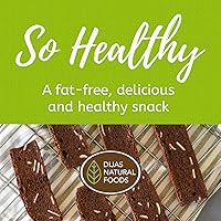 Vista 3 de DIJAS Natural Food s, Galleta crujiente de galletas sin grasa, ingredientes naturales sin conservantes, delicioso bocadillo bajo en calorías