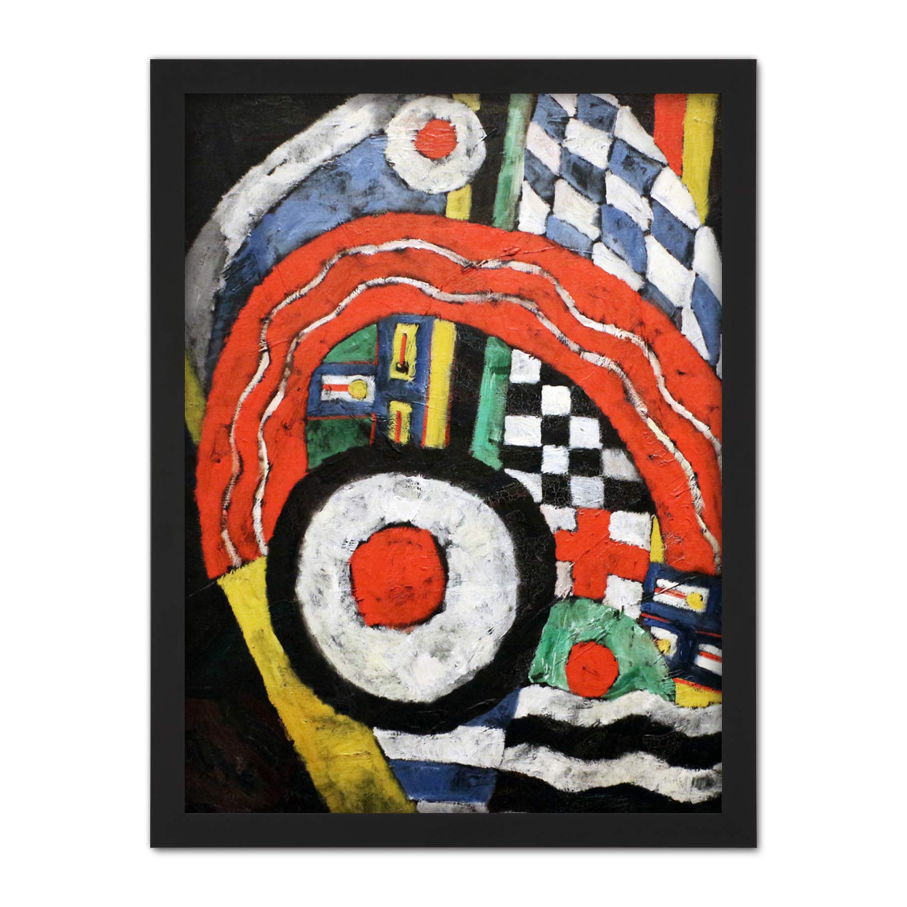 Artery8Marsden Hartley Painting No 46 1914 Artwork Framed Wall Art Print 18X24 Inch
