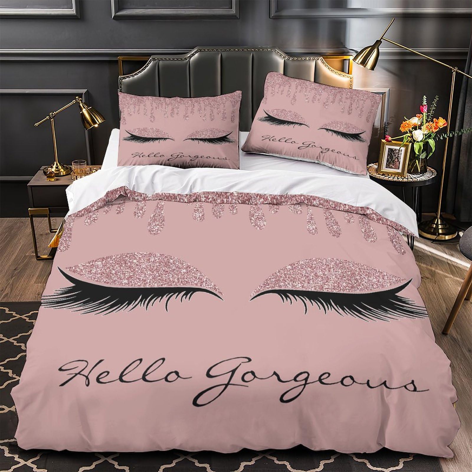 Housse de couette girafe anti-acariens 200x200 pour stopper les allergies nocturnes en lit double