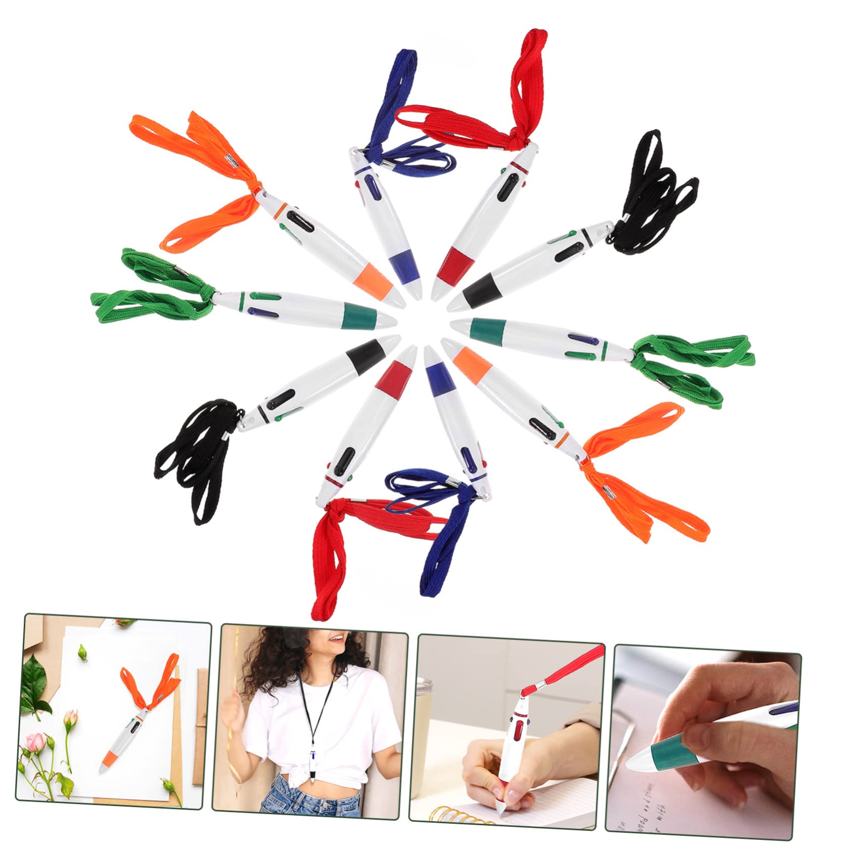 Tofficu 3 Ensembles Stylo Lanière Stylo À Paillettes s Gel Amusants s Pour L'école Pastels À Bille Rétractable Pour Enfants Fantaisie Pp 10 Pièces * 3