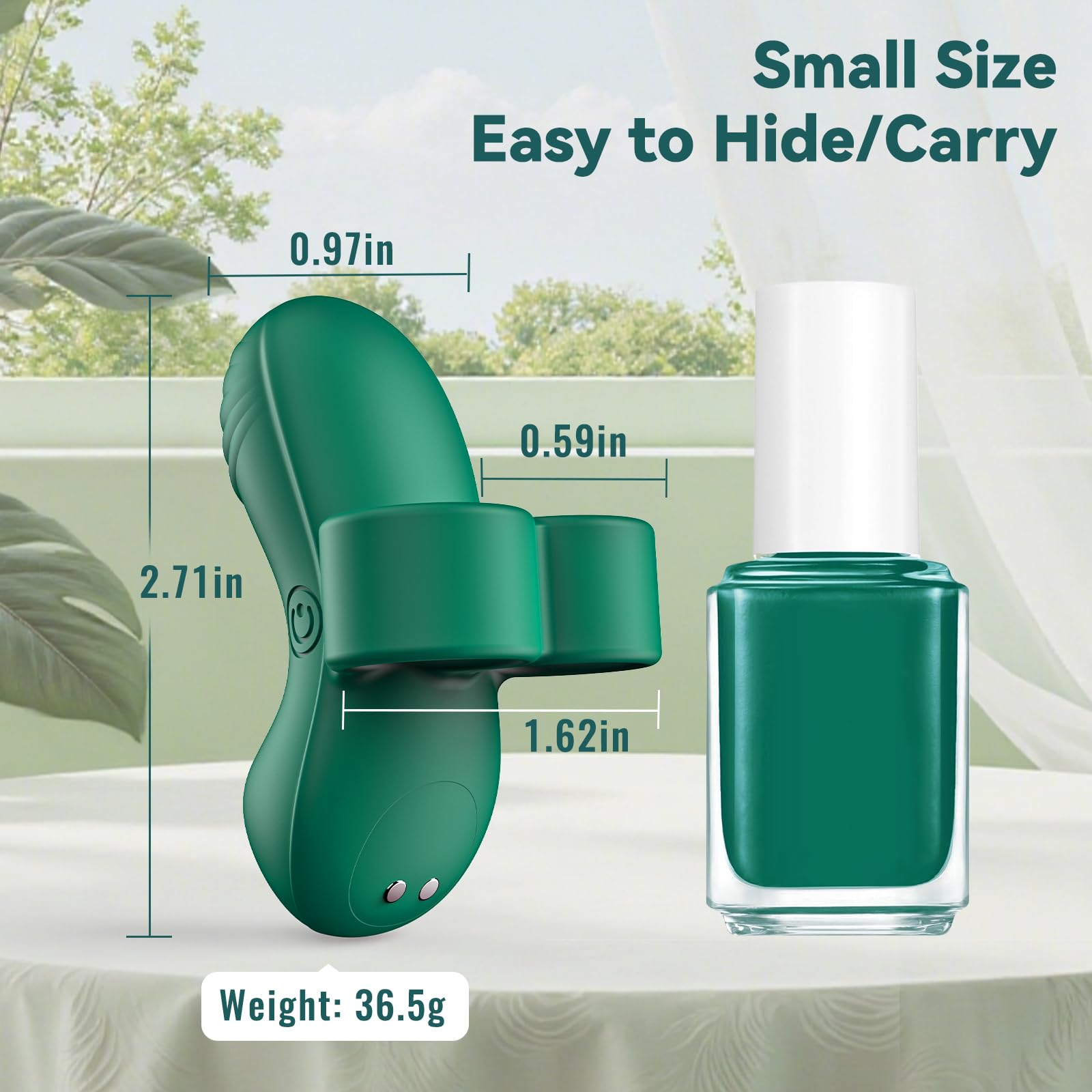 Finger Vibrator Sex Toys Mini Vibrators 10 Vibration Modes Female Sex Toy Couples Bullet Vibrator Nipple Clitoral Stimulator Adult Sex Toys & Games Women Pleaseure: Green