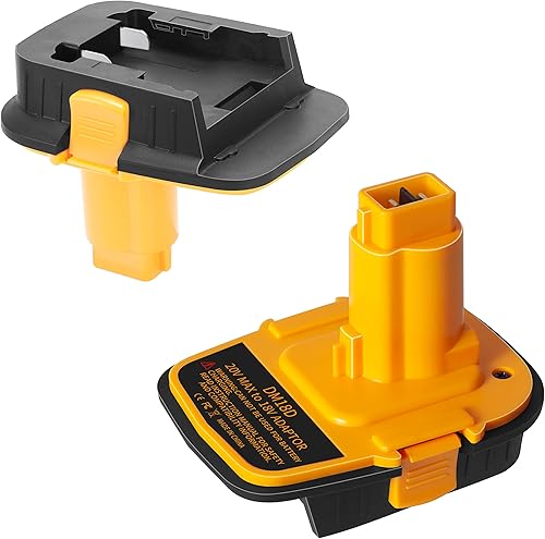 Miniatura 5 de Adaptador de batería DM18D con USB, adaptador de batería de repuesto DCA1820, compatible con herramientas Dewalt de 18 V (paquete de 1)