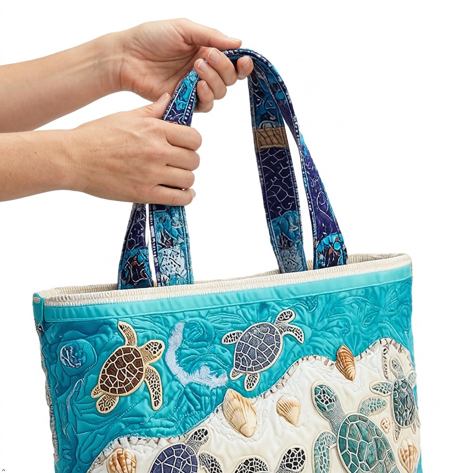 Borsa Spiaggia Mesh Impermeabile Leggera con Cerniera Viaggio Madre