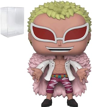 POP One Piece - Donquixote Doflamingo Funko Vinyl Figure Bundled with Compatible Box Protector Case Multicolor 3.75 inches