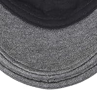 Vista 17 de VOBOOM Hombres Newsboy Cap Algodón Flat Ivy Gatsby Driving Hat Negro