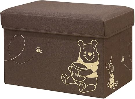 Amazon Co Jp スツール 収納ボックス クマのプーさん 幅50 奥行31 5 高さ34cm ブラウン ディズニー Bs5030 Po ホーム キッチン
