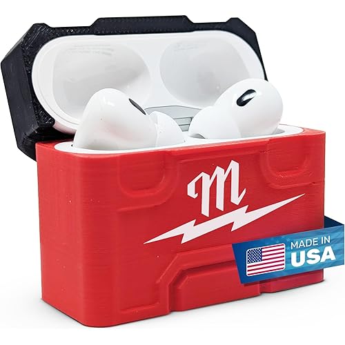 AirPod Pro 1 & 2 Case for Milwaukee Packout – Durable Toolbox Design - Made in USA