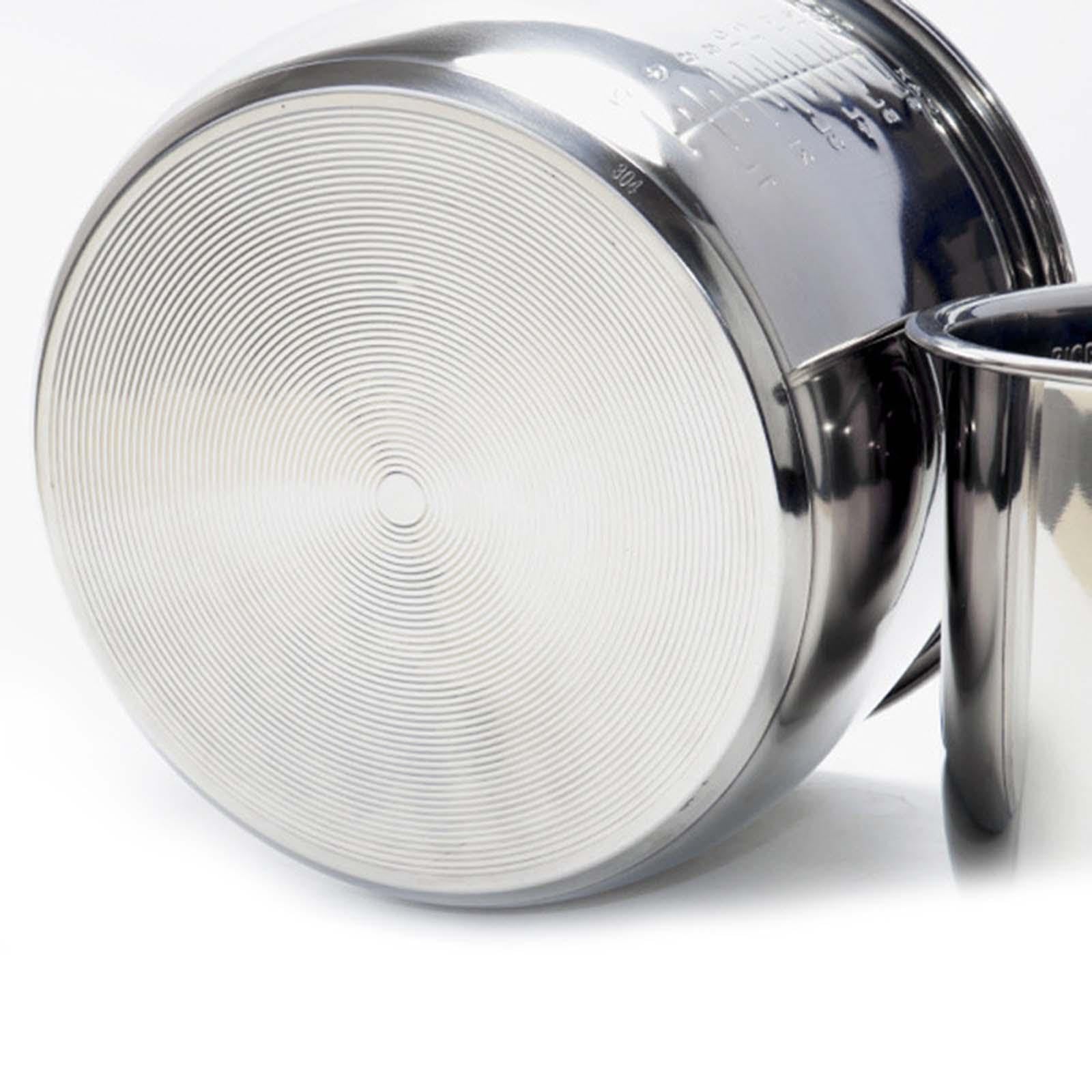 Récipient intérieur for cuiseur à Riz, Pot intérieur Multifonctionnel, Facile à Nettoyer, 8 L, antiadhésif, 0,8, Acier Inoxydable, Doublure Robuste for cuiseur à Riz