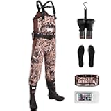 GearOZ Women Hunting Waders, 5mm Neoprene Waterfowl Duck Hunting Waders Female Insulated Chest Wader Camo for Fishing Hunter