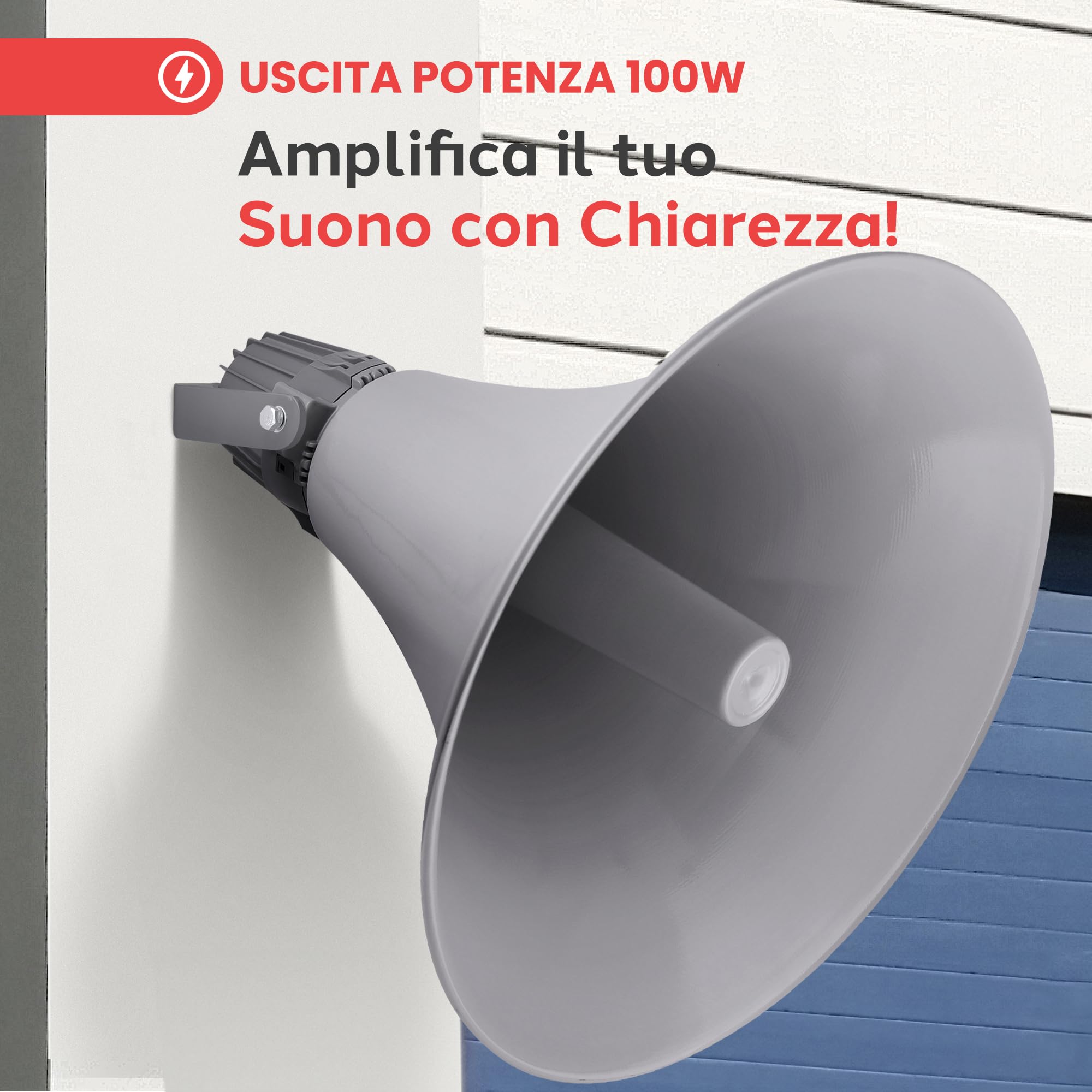 Pyle Cassa Audio Altoparlante PA 50 cm 100 W 400Hz-5KHz 16 Ohm 70V/100V
