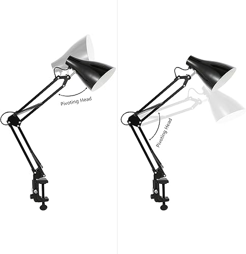 Miniatura 4 de JONATHAN Y JYL7125A Odile - Lámpara LED articulada ajustable de 28.5 pulgadas, clásica, costera, industrial, vintage, granja, tradicional para