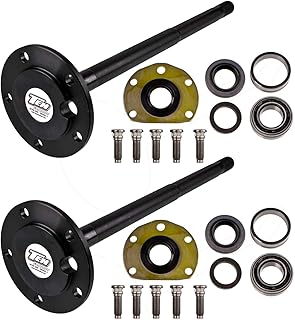 TEN Factory MG22125, Bolt Pattern Spline Drive Axle Shaft Assembly for AMC 20, Rear Kit for 1976–1982 CJ5/CJ7, 29 Spline One-Piece, 5 x 5.5 Bolt Pattern - Replaces Alloy USA 12125, Motive Gear AM20CJE
