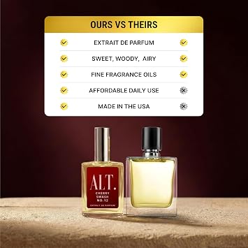 ALT. FRAGRANCES Cherry Smash No. 12, Inspired by Lost Cherry Perfume for Women & Men, Unisex Perfume, Extrait de Parfum, Long Lasting Scent, 100ml