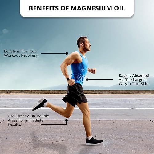 Miniatura 7 de Natural Solution Zechstein - Spray de aceite de magnesio, absorción ultra rápida para relajar músculos y articulaciones (paquete de 2)