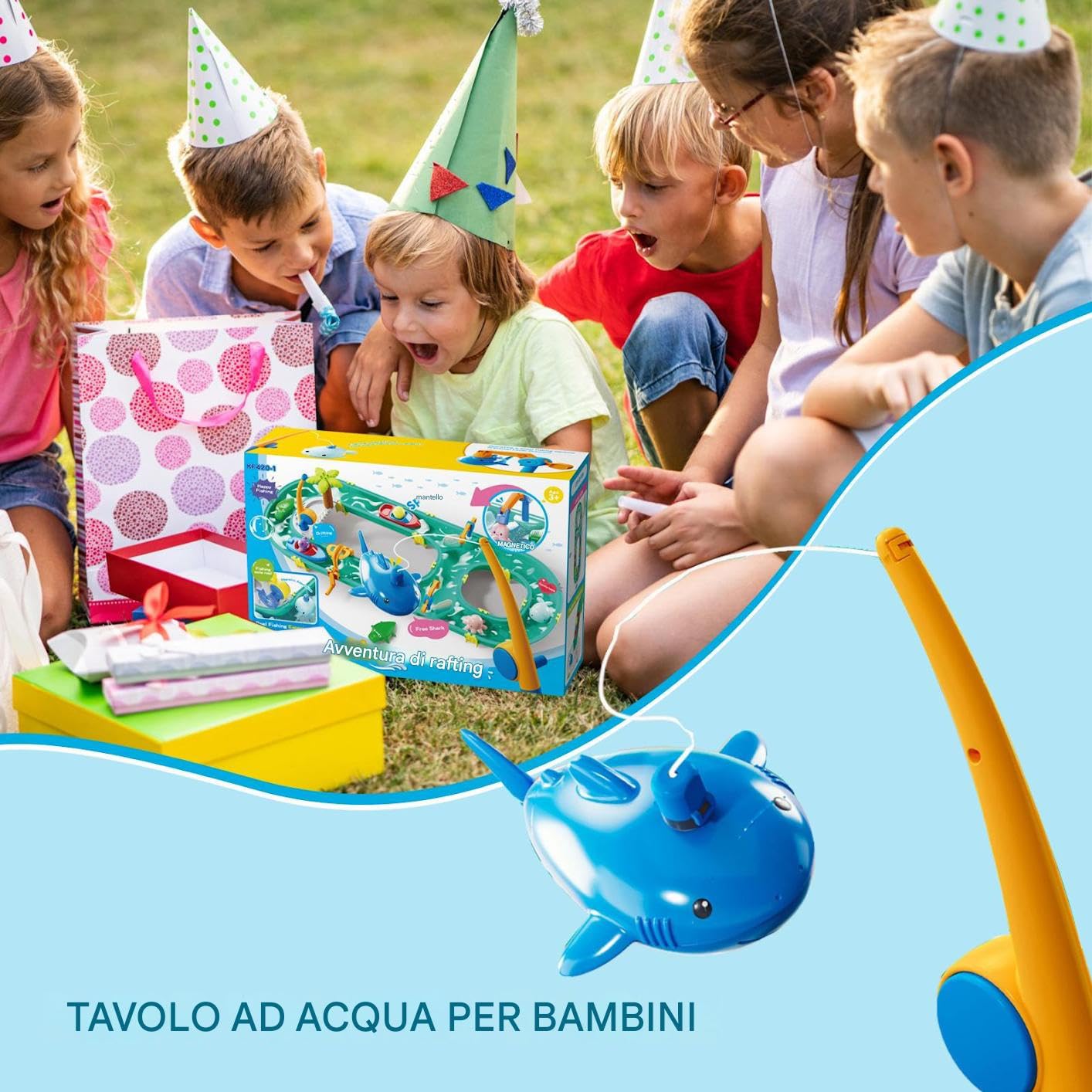 Generico Tavolo Acquatico Tavolo Acqua Barca | Giochi Per Piscina ed Esterni Da Giardino Casa Interni Picnic Campeggio Pubblico Compleanno Domestici