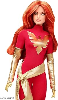 Amazon.com: Barbie Collector Marvel Dark Phoenix Barbie Doll, 11.5