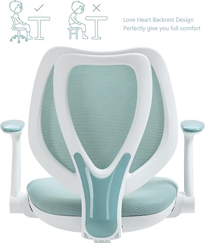 Miniatura 3 de Villeston Linda silla de escritorio para niños para estudio de computadora oficina pequeñas sillas giratorias de altura ajustable para niñas niños y