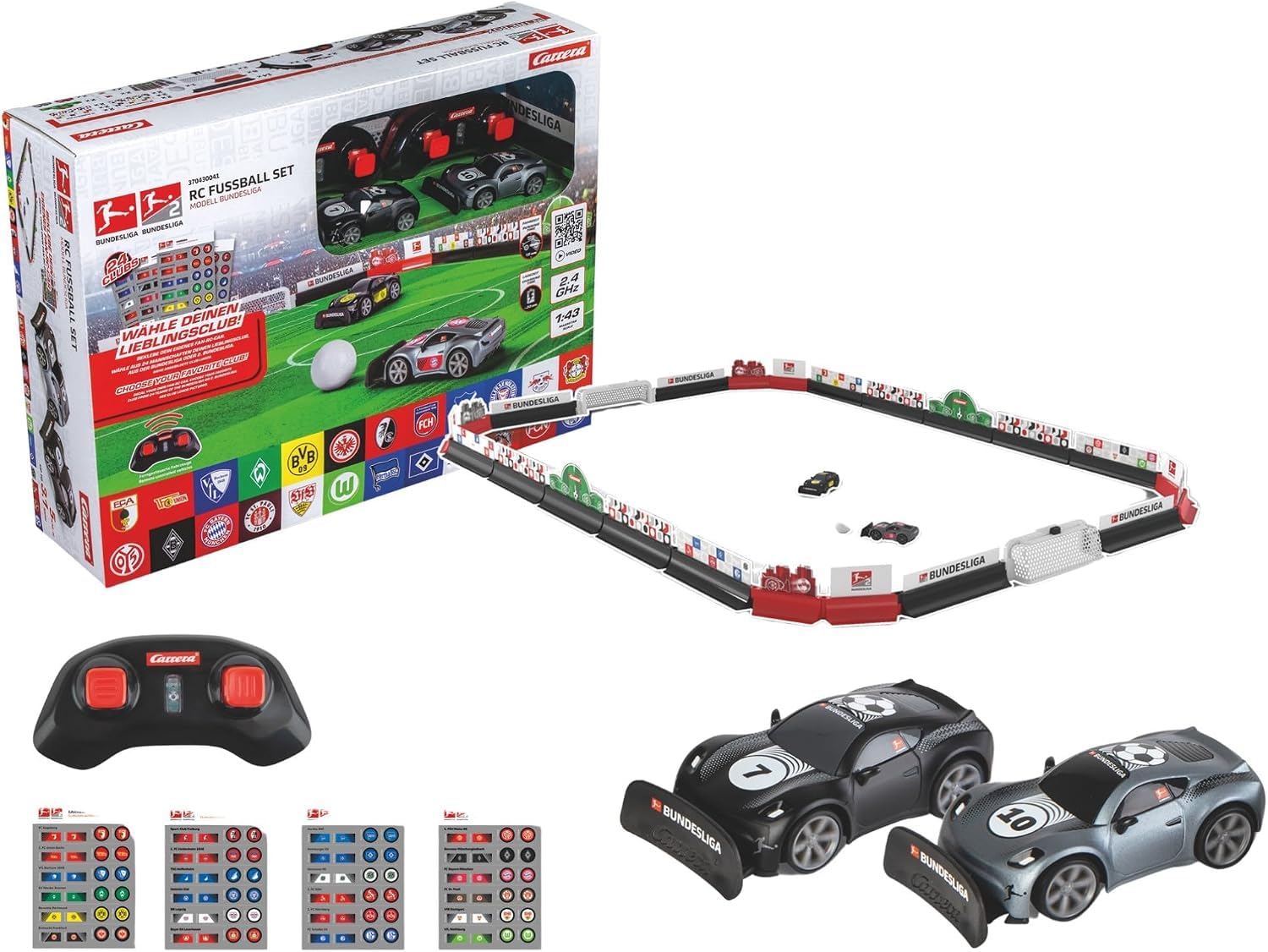 Conjunto de fútbol RC de 2,4 GHz Modelo Bundesliga