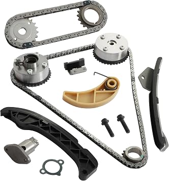 2ZR-FE 1.8L Engine Timing Chain Kit W/VVT Sprocket & Tensioner & Guide Fit For Toyota Prius Plug-In V Corolla Matrix Scion xD Pontiac Vibe 2008-2019,9-4220S, 9-4220, 135060T020,916-944,1307037010