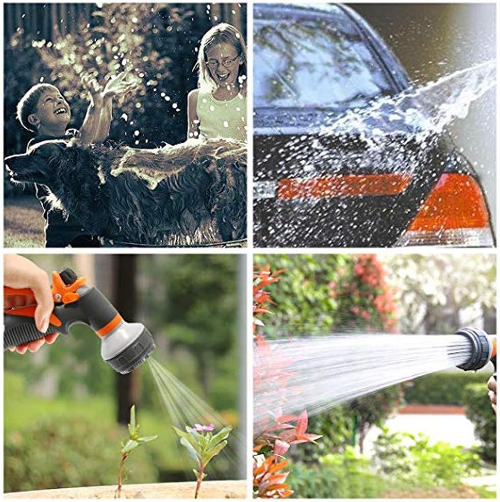Spray Gun Spray Nozzle Handled Garden Hose Nozzles 8-Pattern Handled Sprinkling Nozzle Garden ZX-90