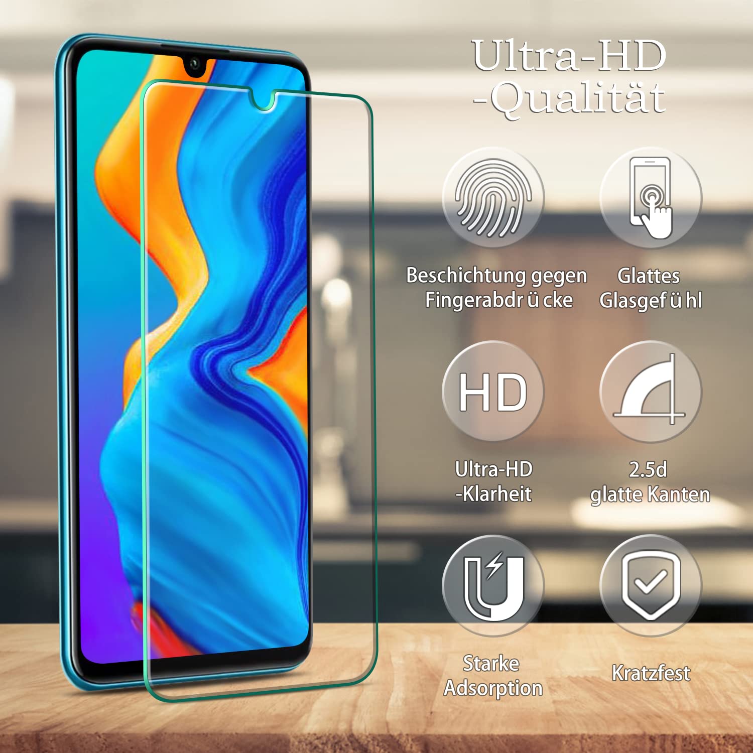 Pokolan 3 Pezzi Vetro Temperato pour Samsung Galaxy A21s