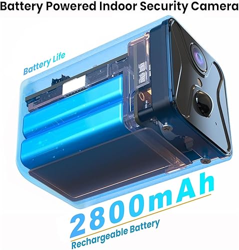 Miniatura 6 de javiscam Mini cámara espía 2025 mejorada 4K Mini cámara oculta, cámara WiFi con visión nocturna, visión remota, batería de 2800 mAh de larga