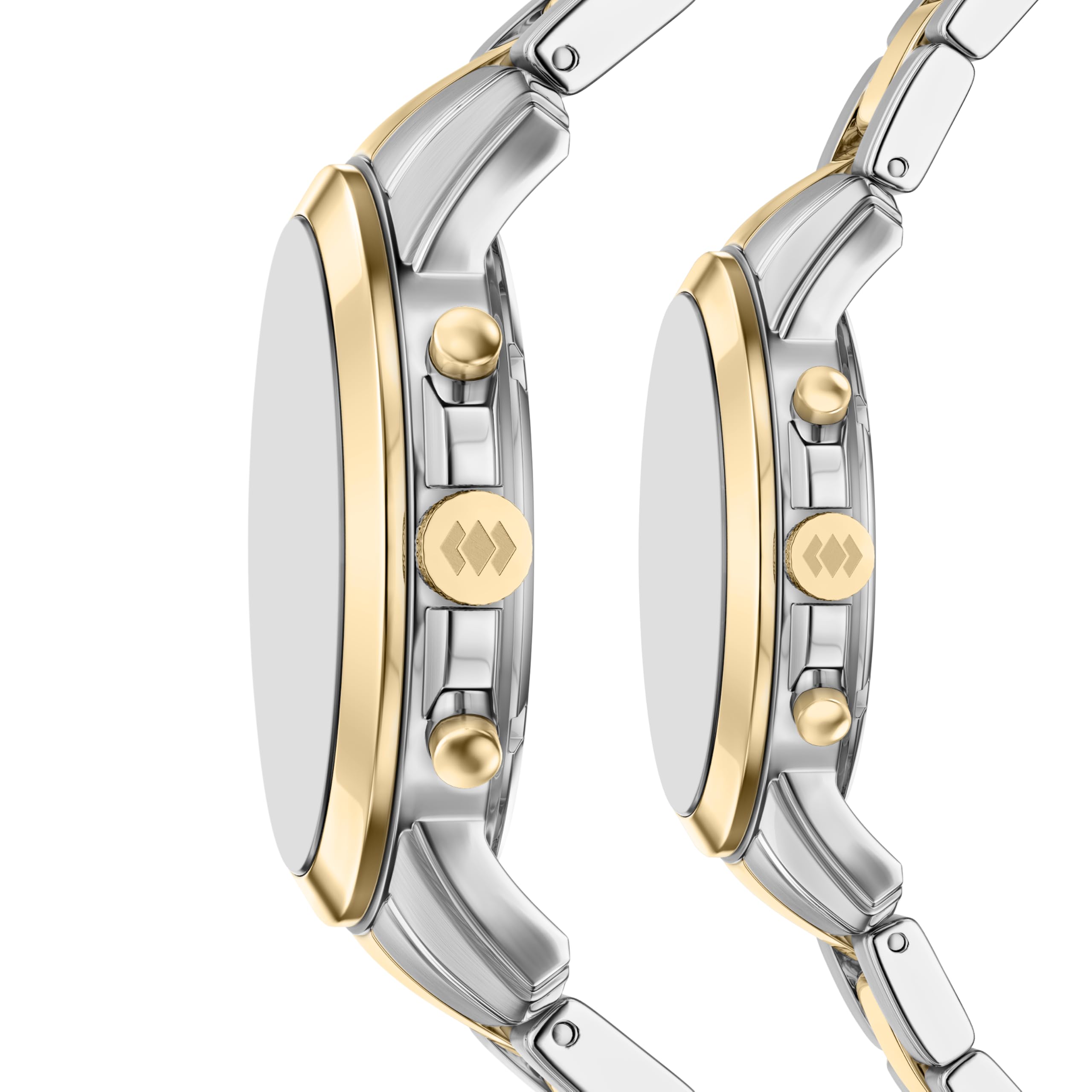 Fossil Grant - Orologio da uomo e da uomo, in acciaio inox, bicolore