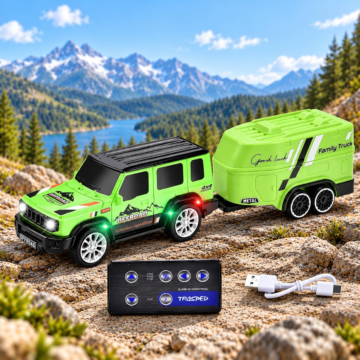 F1 RC Car with LED Lights - 2.4GHz Remote Control -17 F1 RC Car with LED Lights - 2.4GHz Remote Control -17